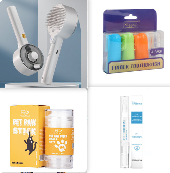 Steam Pet Hair Remover Brush – Self-Cleaning Grooming Brush for Dogs & Cats