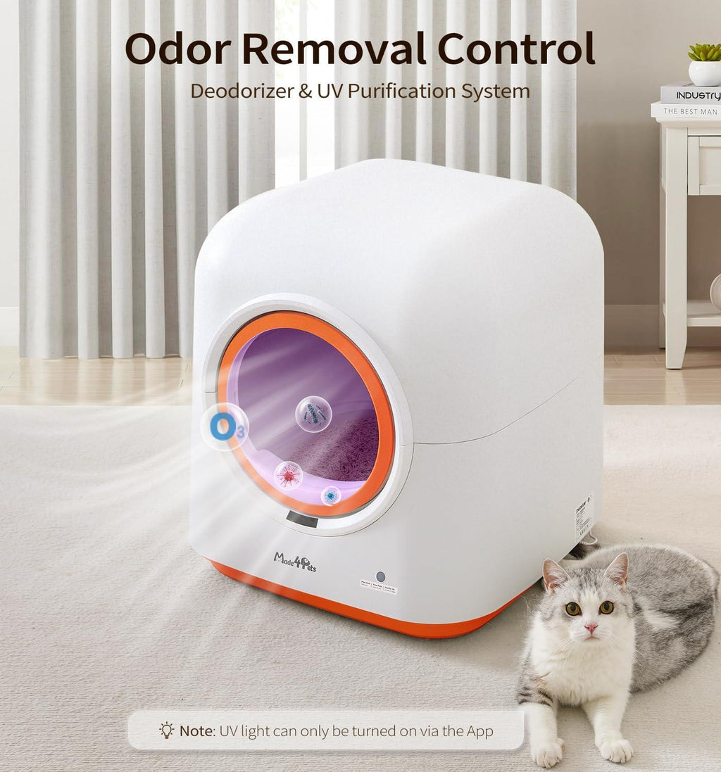 automatic self cleaning cat litter box 60L