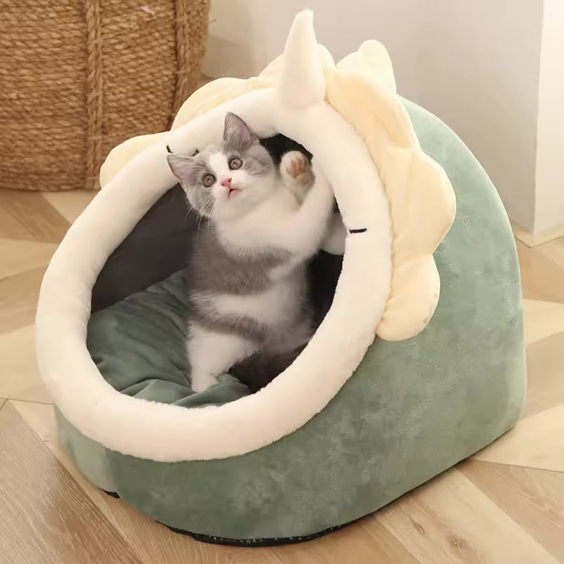 Cozy Cat Cave Bed – Warm, Soft & Private Sleeping Space for Cats & Small Pets