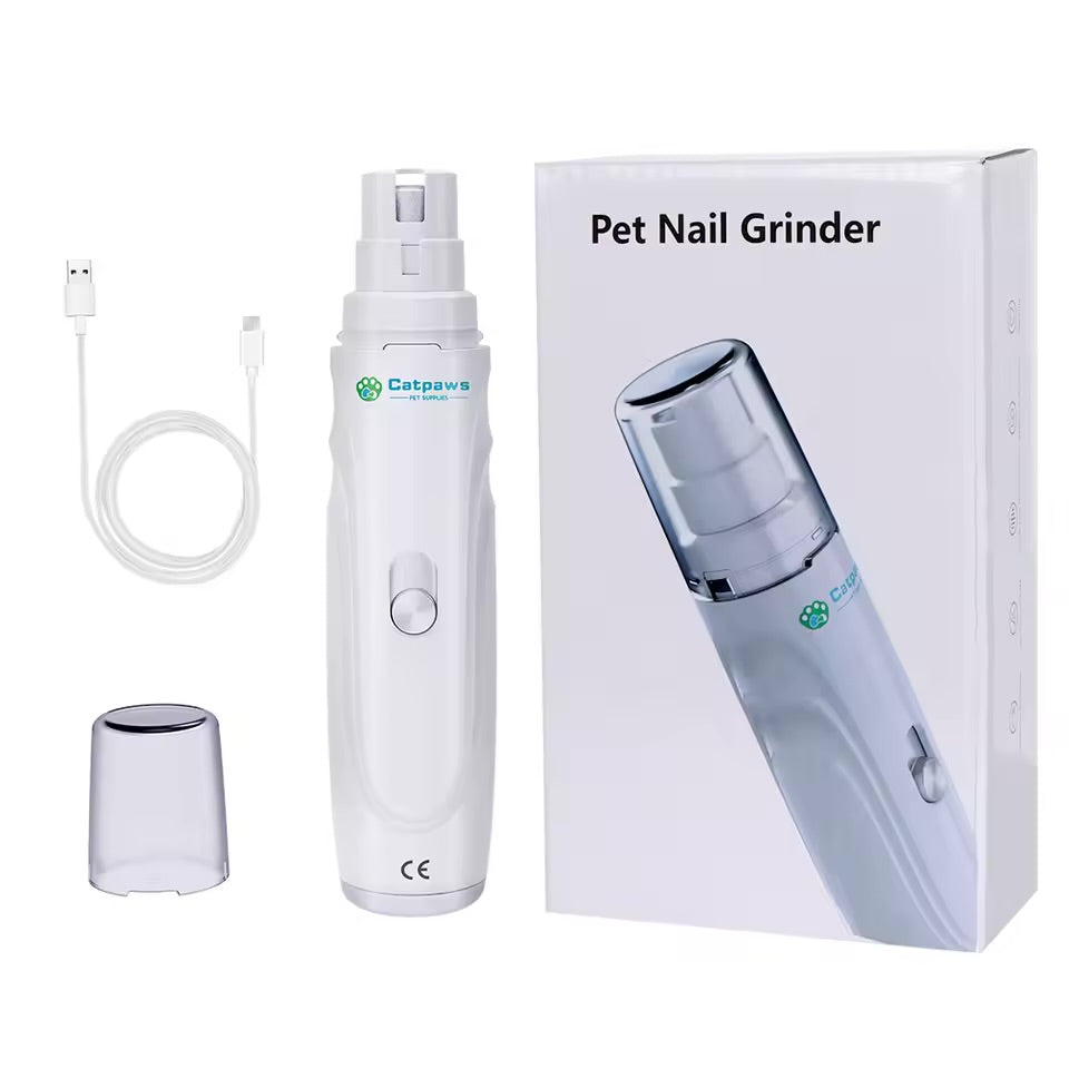 Professional Pet Nail Grinder – Safe, Silent & Painless Grooming Tool for Dogs & Cats