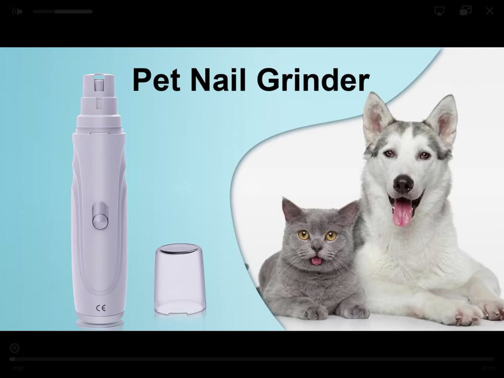 Professional Pet Nail Grinder – Safe, Silent & Painless Grooming Tool for Dogs & Cats